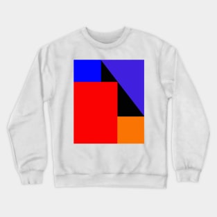Cubist Minimalism Crewneck Sweatshirt